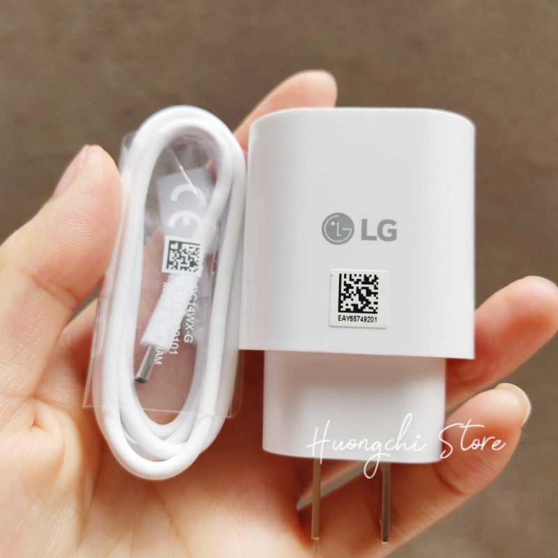 Sạc cáp LG v60/velvet/g8/v50s chính hãng/ hỗ trợ usb PD 25w mới nhất chuẩn eu