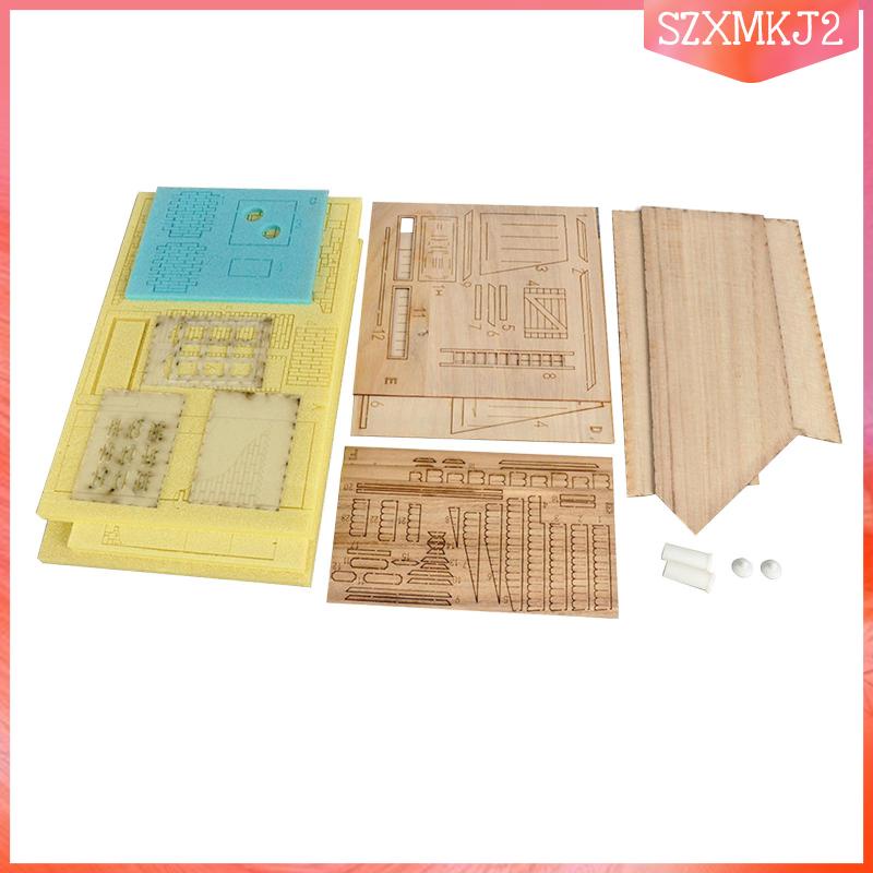 Bộ Đồ Chơi Lắp Ráp Dioramas Châu Âu Bằng Gỗ 1 / 35 szxmkj2