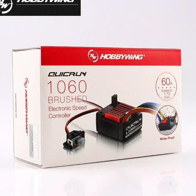 Bộ Điều Tốc Esc Hobbywing Quicrun 1060 Không Thấm Nước 60a