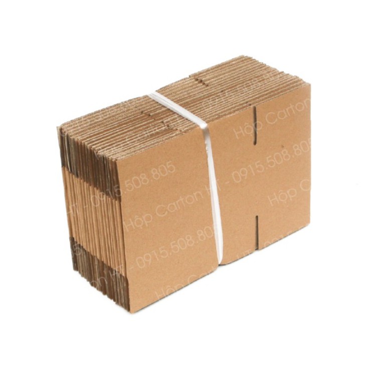 Hộp carton đóng hàng 20x10x10 đựng giày dép, phụ kiện đồ gia dụng giá rẻ - Hộp Carton HT