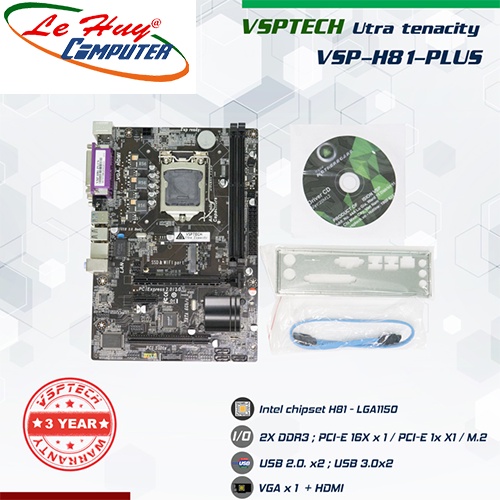 Bo mạch chủ - Mainboard VSPTECH H81-PLUS