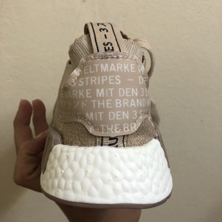 GIÀY THỂ THAO (THANH LÝ )Giày thể thao Sneaker nmd r1 pk french beige vapour nữ NAM NỮ 2018