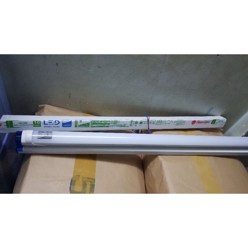 Combo Máng đèn nhôm  và Bóng tuýt nhựa Led Rạng Đông 60cm cao cấp