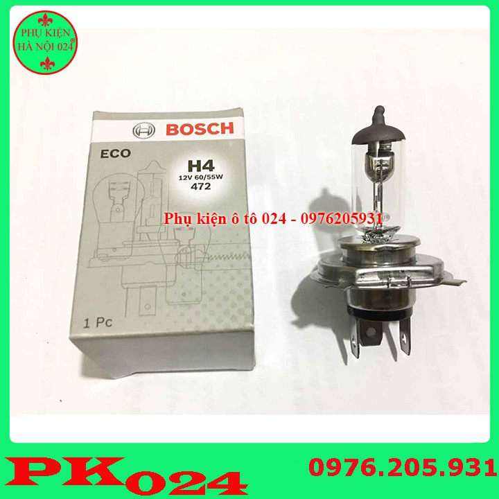 Bóng Đèn Pha H4 12V-60/55W Halogen B.o.s.ch