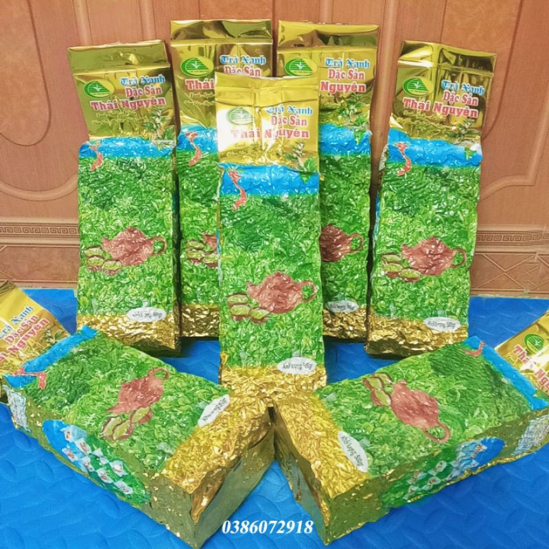 TRÀ XANH THÁI NGUYÊN NHÀ LÀM LOẠI NGON - SẠCH ( GÓI 500G)