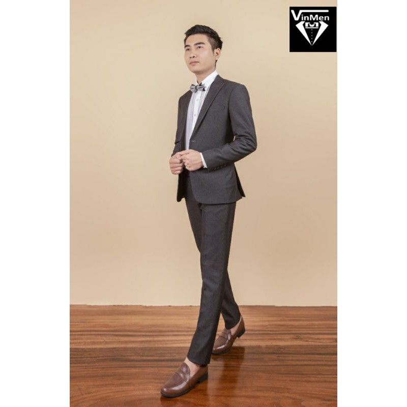 bộ vest màu ghi chì