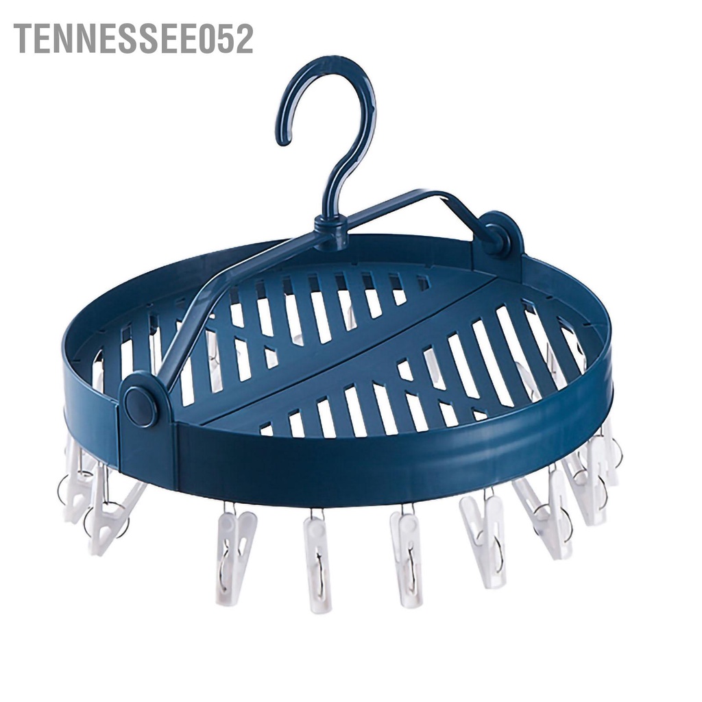 [Hàng Sẵn] Móc Chùm Phơi Quần Áo , Đồ Lót , Vớ Gấp Gọn Đa Năng Chống Gió Hình Tròn【Tennessee052】