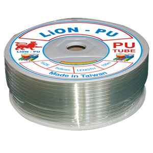 DÂY HƠI PU KHÍ NÉN LION TRẮNG TRONG ỐNG 5*8MM * 100 , 200M MÉT SIÊU DÀY ( 1 CUỘN )