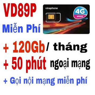 {CÒN SL ÍT XẢ NỐT GIÁ RẺ} SIM 4G VINA VD89P 12THÁNG TẶNG 120GB-4GBNGÀY MIỄN PHÍ GỌI VÀ DATA TRONG SUỐT 1 NĂM