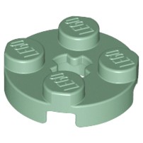 Gạch Lego tấm 2 x 2 tròn có lỗ trục / Lego Part 4032: Plate, Round 2 x 2 with Axle Hole