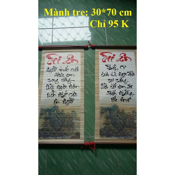 Tranh thư pháp tri ân thầy cô 20/11