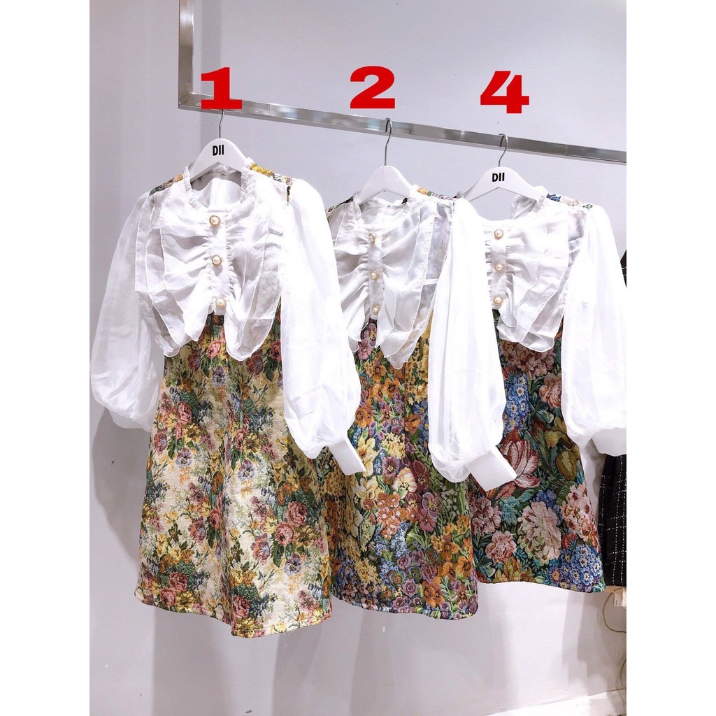 [Mã FAMARAL1 giảm 10K đơn 50K] ĐẦM THIẾT KẾ NƠ HOA CAO CẤP( JESSI DRESS) | BigBuy360 - bigbuy360.vn