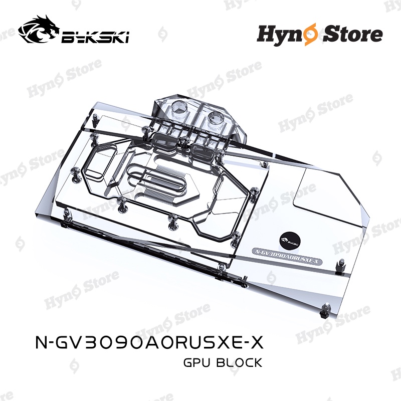 Block tản nhiệt nước VGA Gigabyte 3090 AORUS EXTREME tản nhiệt nước custom - Hyno Store