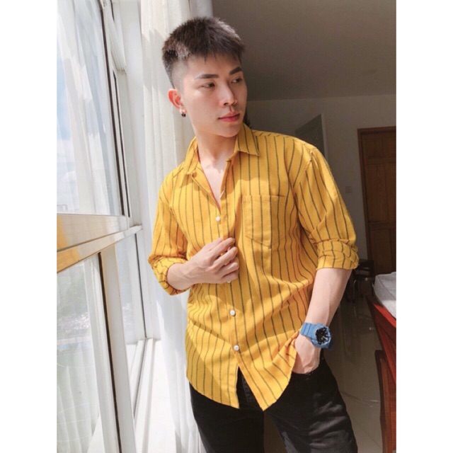 Áo Sơmi phối màu