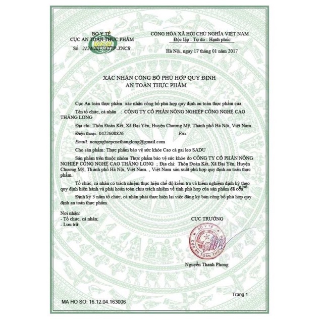 Cà Gai Leo SADU ( 1 kg 4 gói ,1 gói 50 túi lọc ) | BigBuy360 - bigbuy360.vn