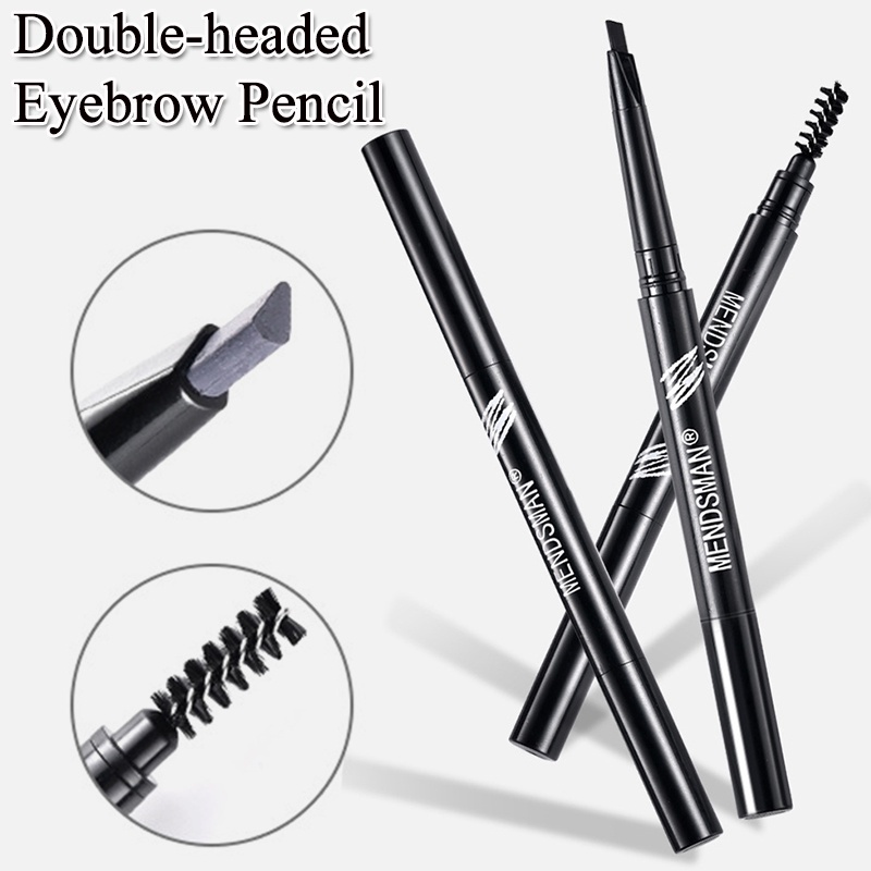 Bút Kẻ Lông Mày Hai Đầu 5 Màu Sắc Tùy Chọn Chống Thấm Nước Dễ Lên Màu