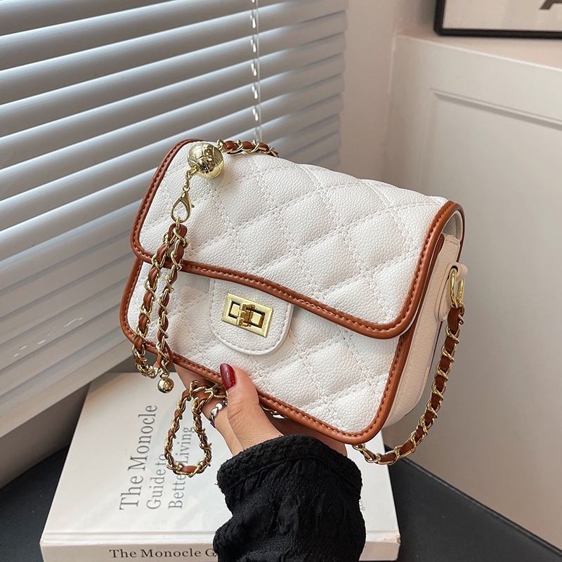 Túi Đeo Chéo Hình Vuông Cỡ Nhỏ Đính Hạt Thời Trang Cho Nữ