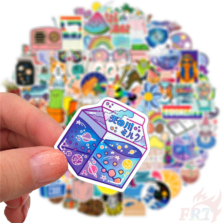 Bộ 100 Miếng Dán Graffiti Không Thấm Nước Thời Trang