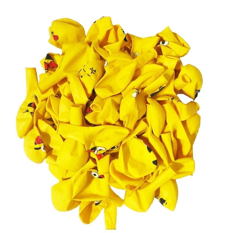 Bộ 10 Bong Bóng Cao Su Hình Biểu Tượng Cảm Xúc