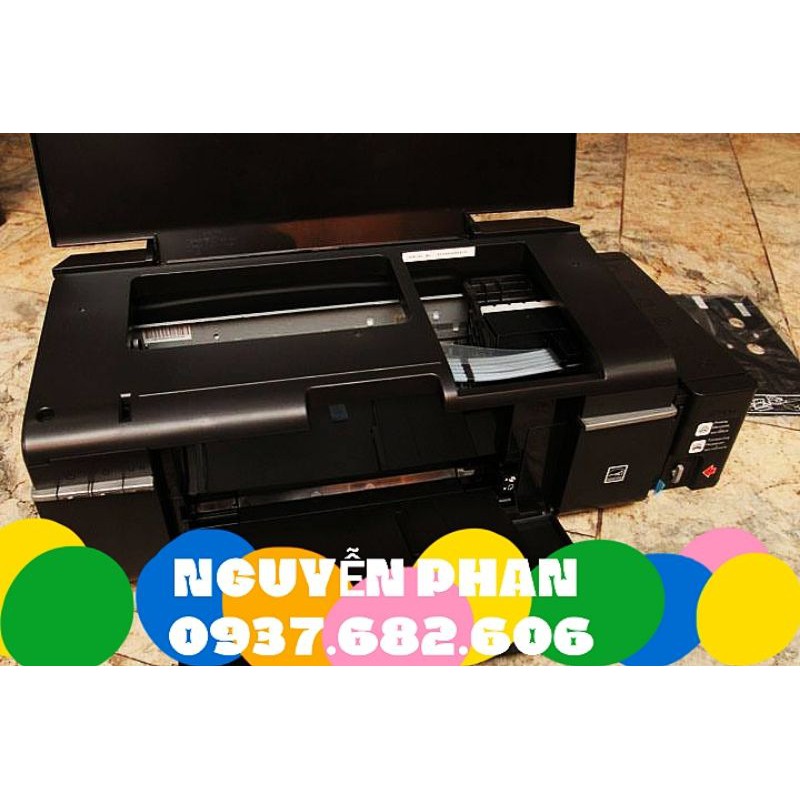 Máy in phun màu Epson L805 in được 6 màu