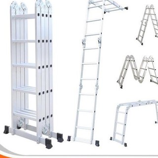 Thang nhôm gấp đa năng 4 đoạn sumika skm 204 new - lhệ gian hàng để nhận km ạ