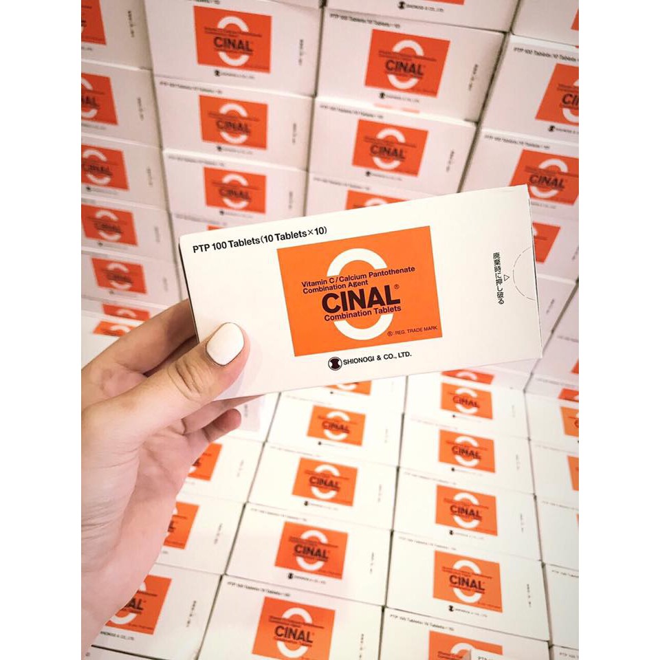 Viên Uống Trắng Da, Mờ Thâm Nám Cinal C Nhật Bản