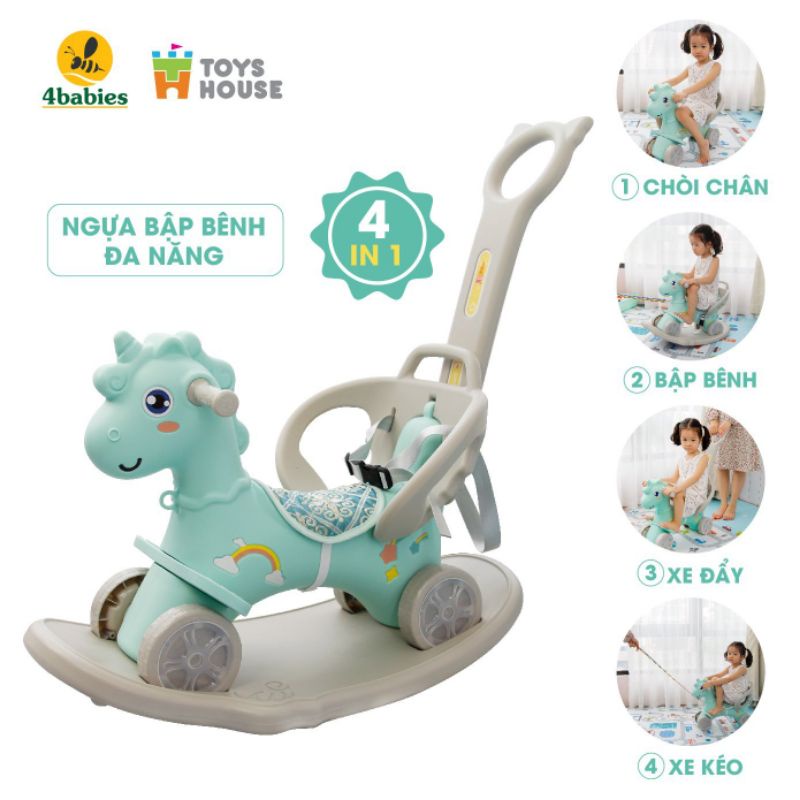 Ngựa bập bênh Toys House 4 in 1
