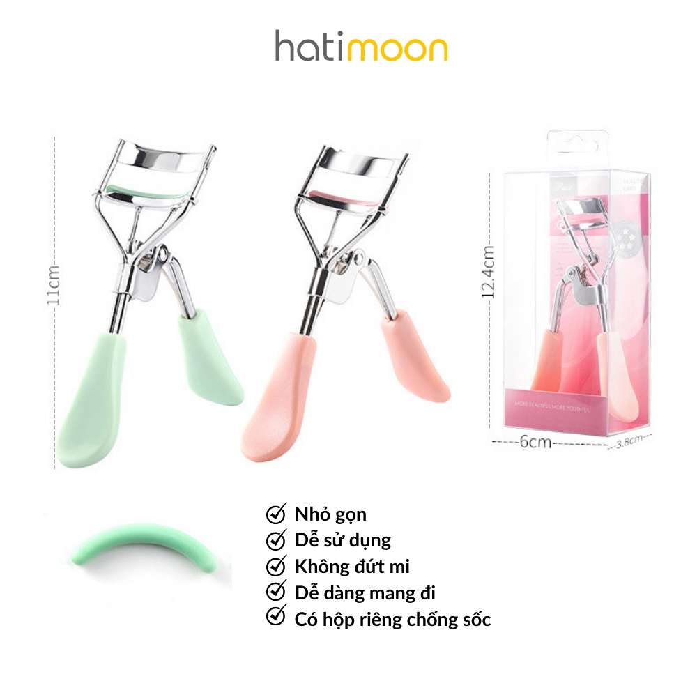 Kẹp mi, bấm mi , kẹp cong mi mini nhỏ gọn tiện dụng Hatimoon H0016