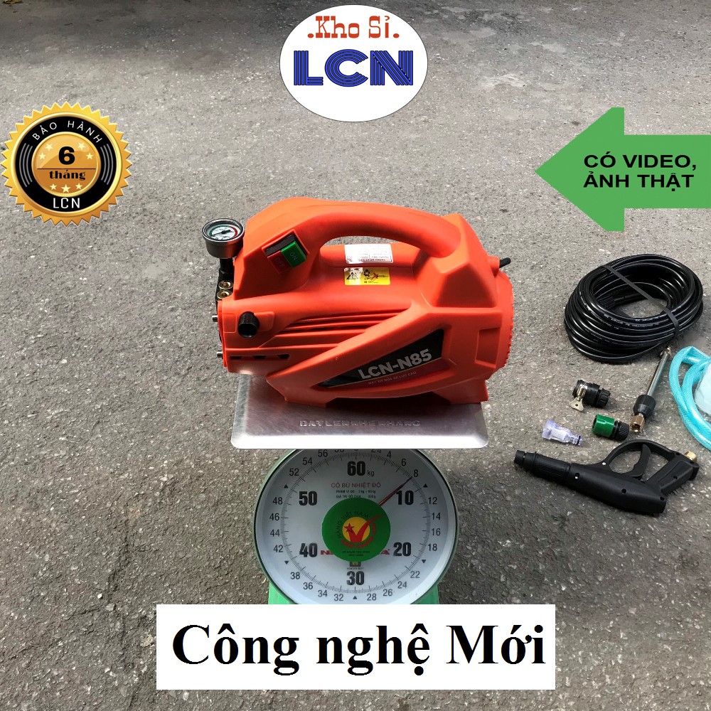 [SG] Máy Rửa Xe Mini LCN N85 [Công Nghệ Mới]💎FREESHIP2💎Hàng Loại1 Chính Hãng. Máy Rửa Xe Gia Đình