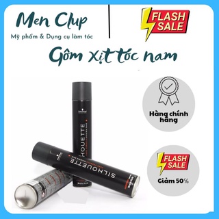 Gôm xịt tóc Nam Silhouette 400ml dữ nếp 24h