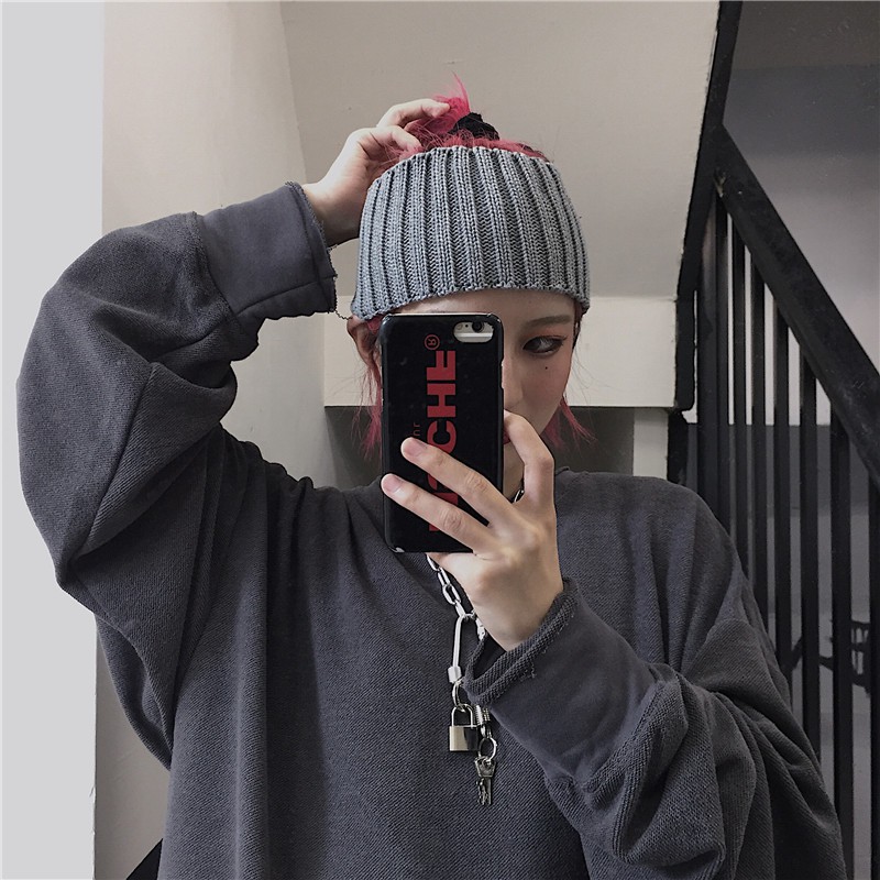 Băng đô dệt kim phong cách Harajuku Hip Hop đường phố Hàn Quốc cho nam nữ 1610007