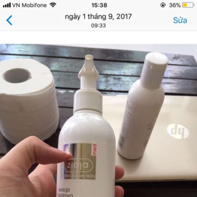 gel rửa sinh lí ziaja med phýioderm