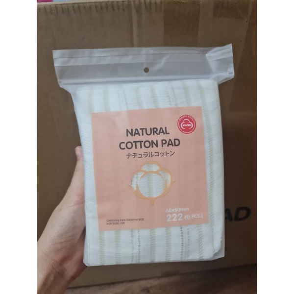 Bông Tẩy Trang Cotton 222 Miếng Dai, Mềm
