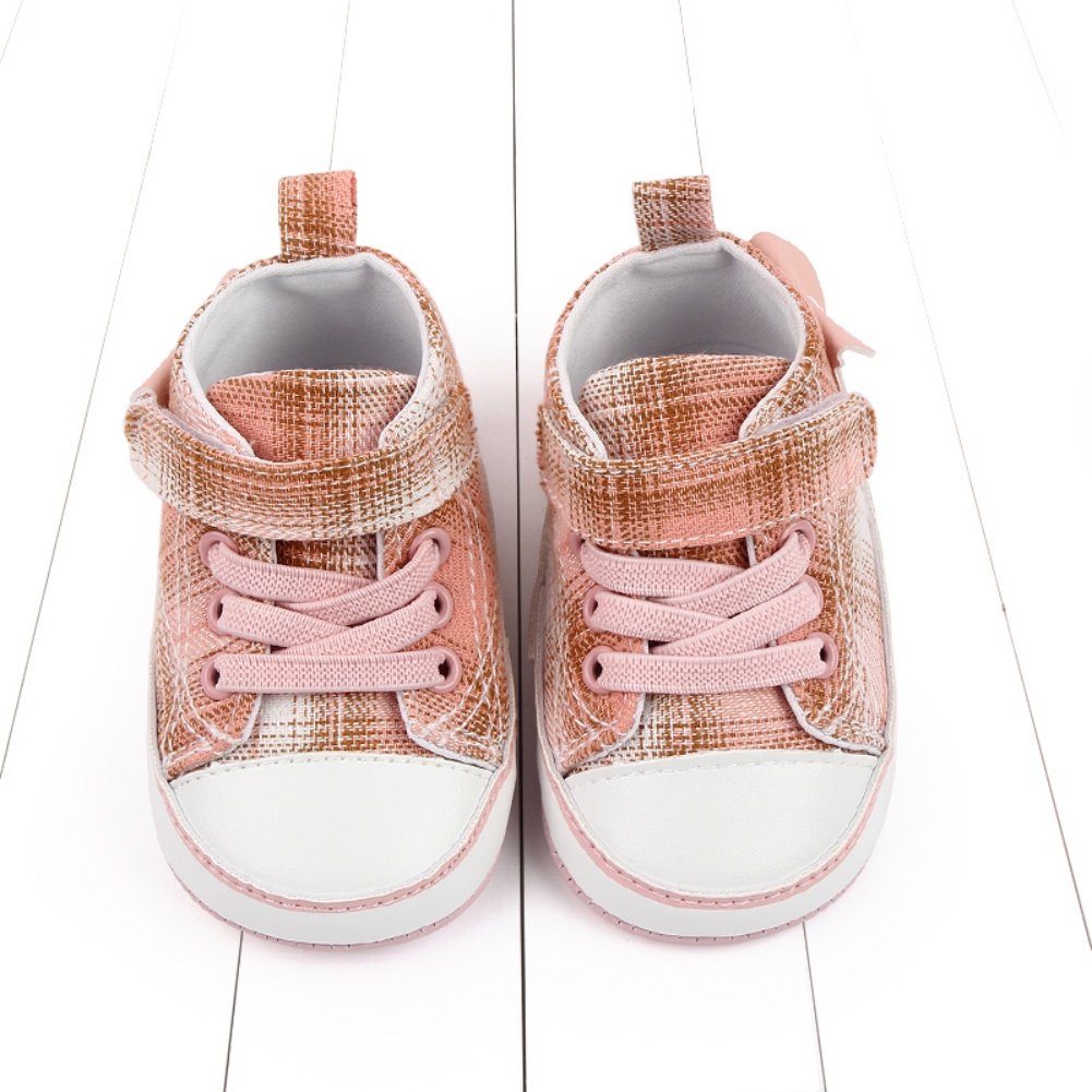 Giày Vải Canvas Đế Mềm Cho Bé Từ 0-18 Tháng Tuổi