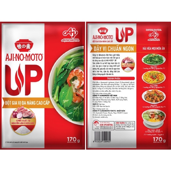 Bột gia vị đa năng cao cấp Ajinomoto gói 170g