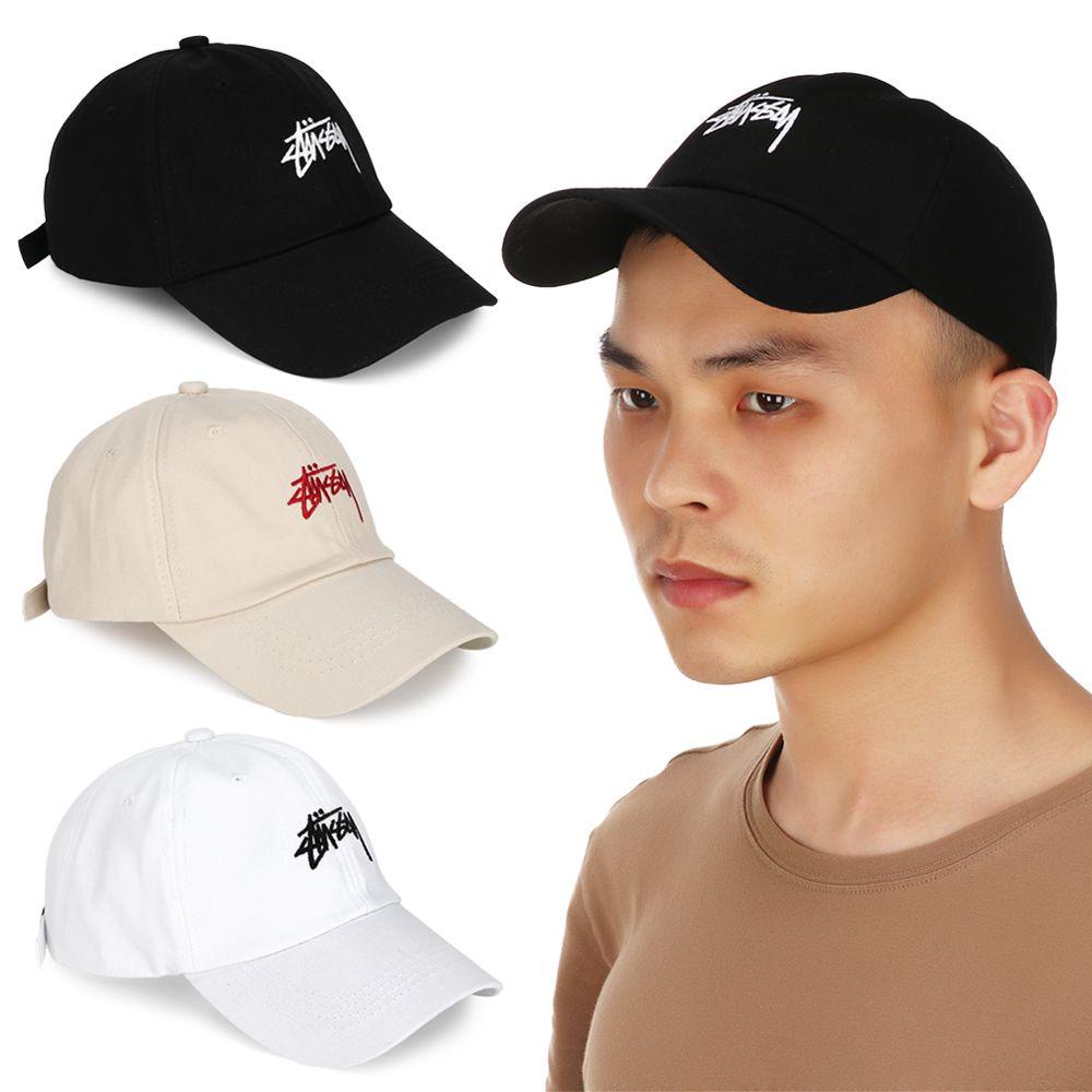 Mũ Lưỡi Trai Cotton Thêu Chữ Sau Lưng Phong Cách Thể Thao Dành Cho Nam Nữ