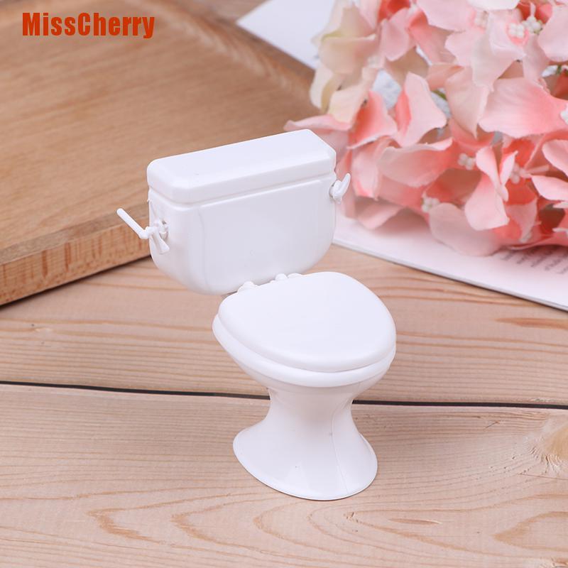 Mô Hình Toilet Mini Trang Trí Nhà Búp Bê