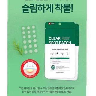 (HCM) (GRAB - NOWSHIP) (DATE 09-12-2022) Miếng Dán Mụn  Some By Mi Clear Spot Patch (Set 18 miếng)