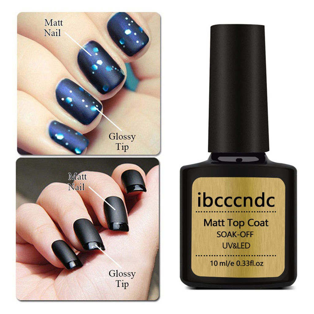 [Hàng mới về] Sơn Phủ Móng Tay Lì Chống Mòn 10Ml