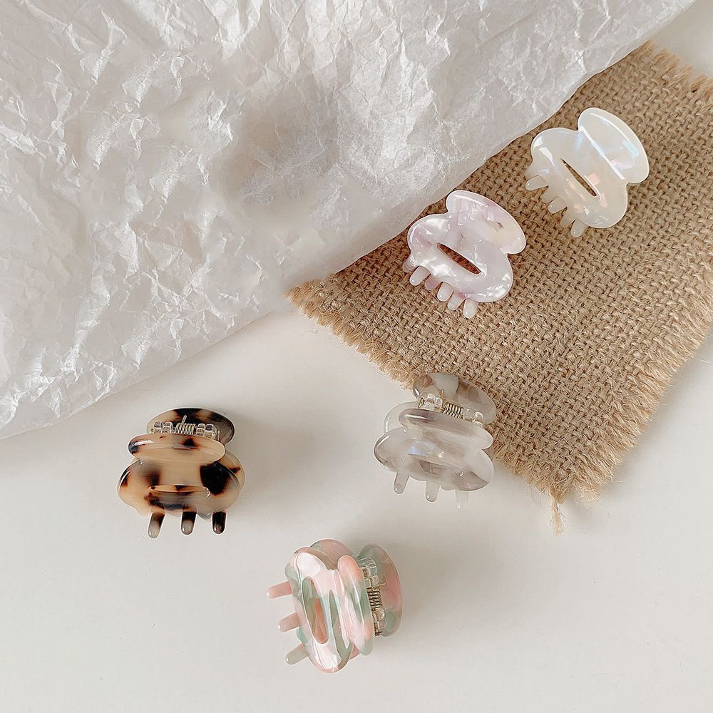 (Hàng Mới Về) Kẹp Càng Cua Mini Tạo Kiểu Tóc Mái Thời Trang