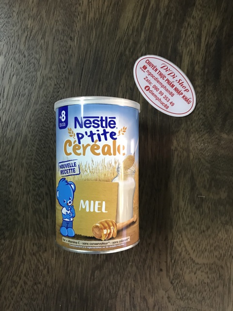 Bột pha sữa/ Bột lắc sữa Nestle Pháp cho bé lon 400g