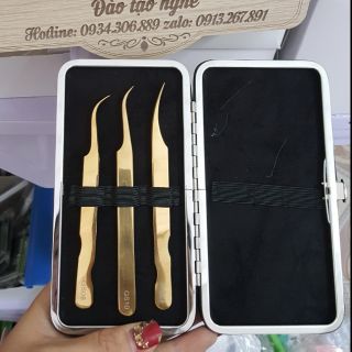Nhíp nối mi gold không kèm ví