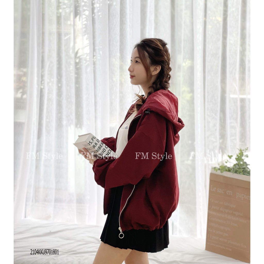Áo khoác nữ, chống nắng, đẹp form rộng oversize chất nỉ cao cấp đánh bật cái nóng mùa hè 211026090