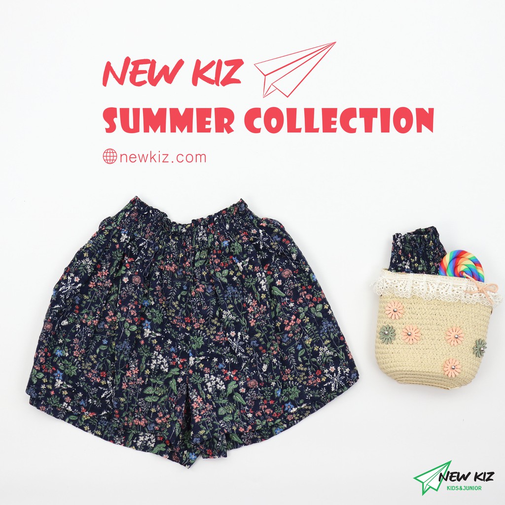 Quần Vải Giả Váy Bé Gái Họa Tiết Đẹp - NEWKIZ