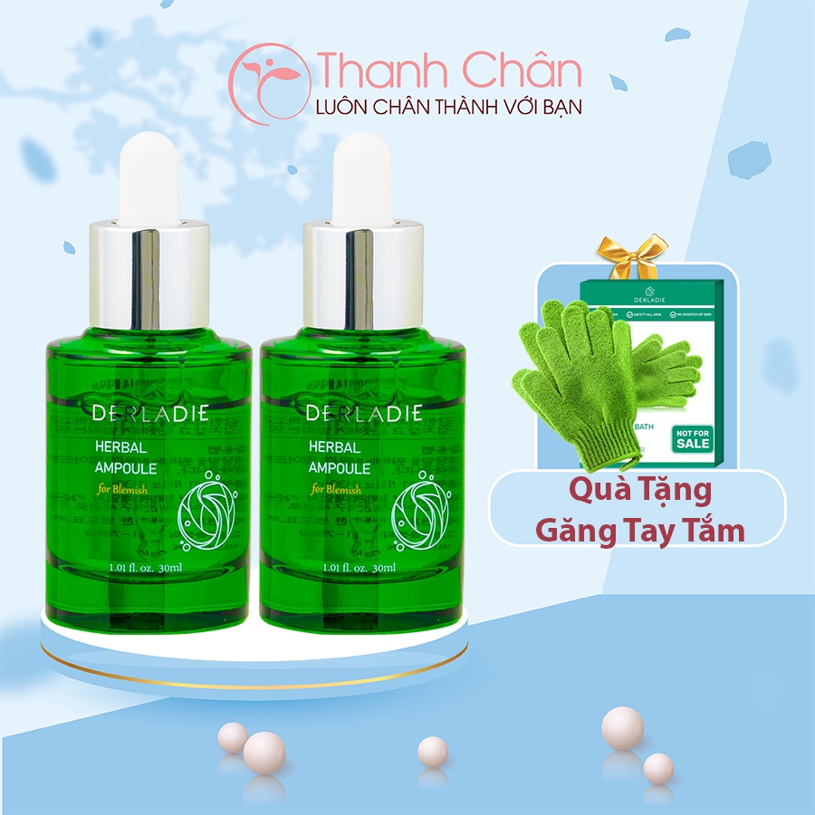 Huyết Thanh Derladie Tràm Trà, Tinh Chất Giảm Mụn Derladie Herbal Ampoule For Blemish 30ml