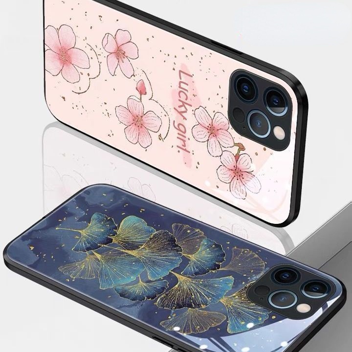 Ốp Điện Thoại Mặt Kính Toàn Diện Cho Apple Iphone 13 12Promax 11promax xs / xr