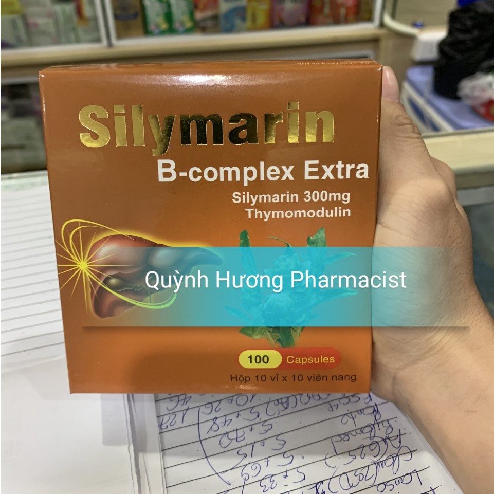 Viên uống SILYMARIN B-complex extra giúp tăng cường chức năng gan