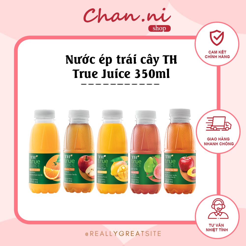 Nước trái cây tự nhiên TH True Juice 350ml