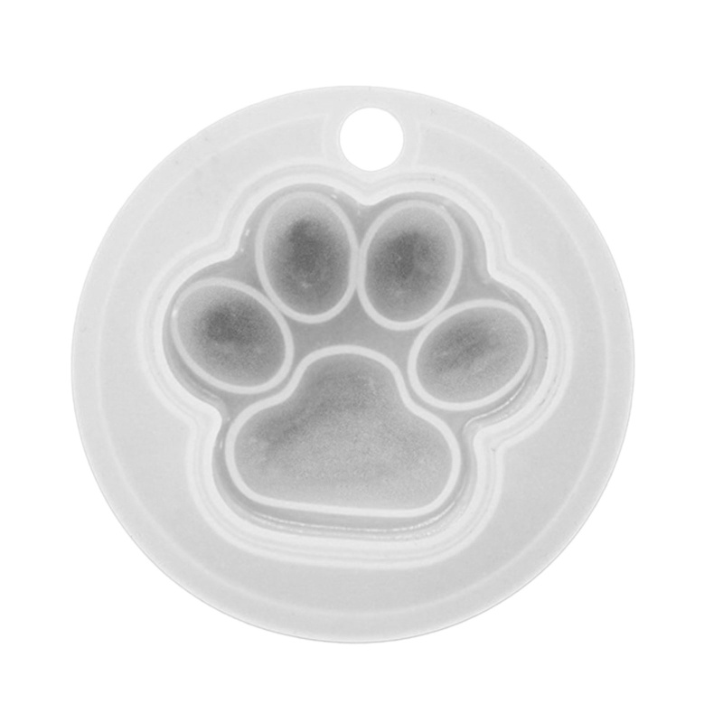 Khuôn silicone làm mặt trang sức hình chân mèo