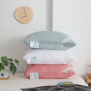 Ruột gối Feather thương hiệu Hitton lông vũ nhân tạo , ruột gối feather bề mặt vải lụa kích thước 50x70cm nặng 2,2kg